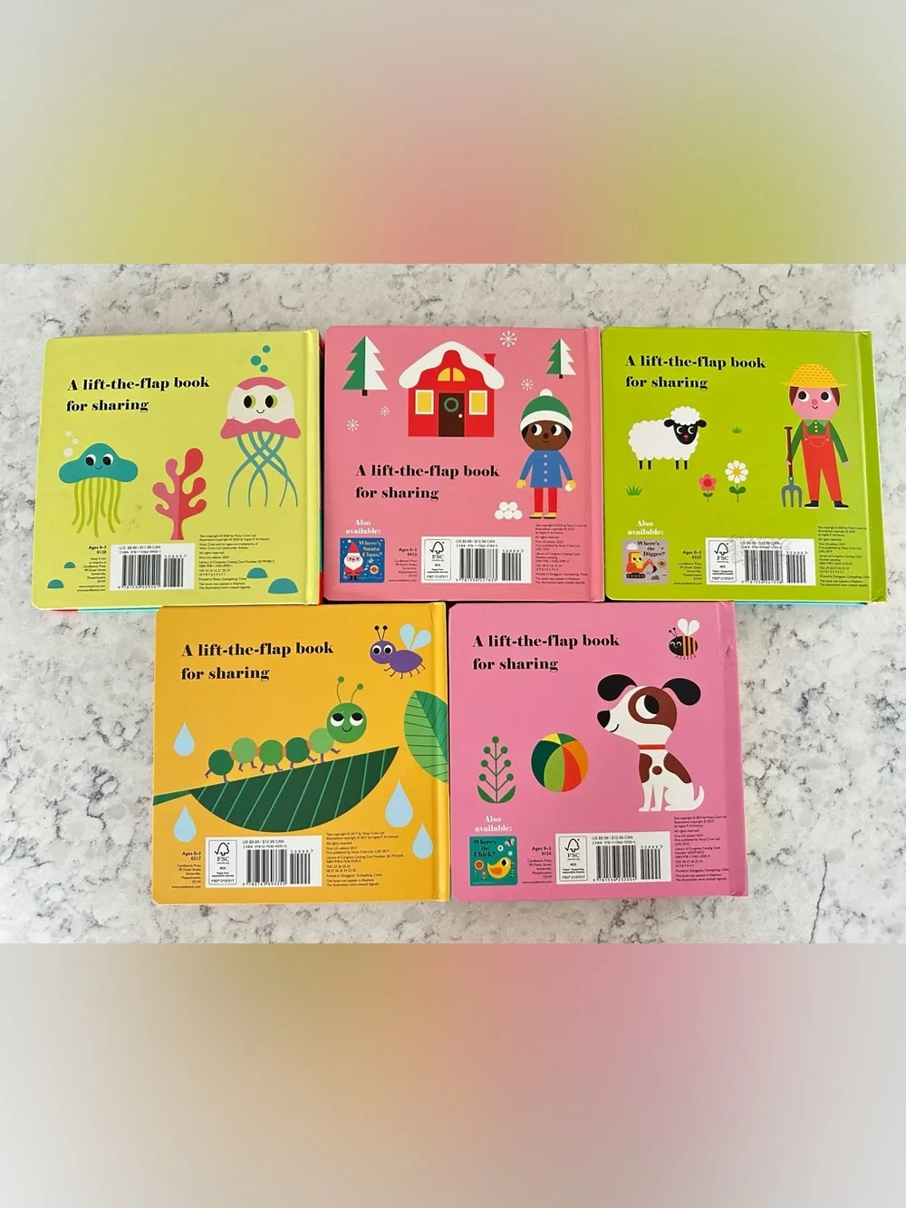Interactive Lift-the-Flap Board Books : Set of 5